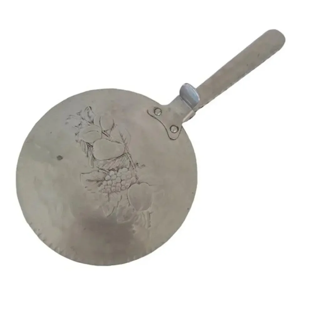 Vintage Everlast Hand Forged Hammered Aluminum Silent Butler Crumb Catcher 1930s